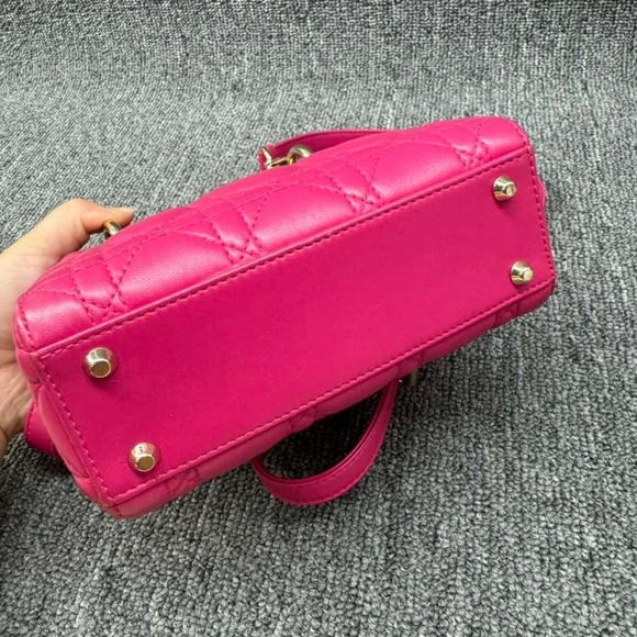 100% Authentic Dior Lady Dior Mini Shoulder Bag - Picture 10 of 14